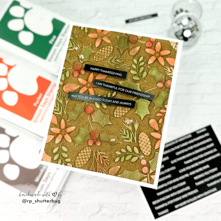 Blackout Technique Using 3D Embossing Folders – Home | RpShutterbug