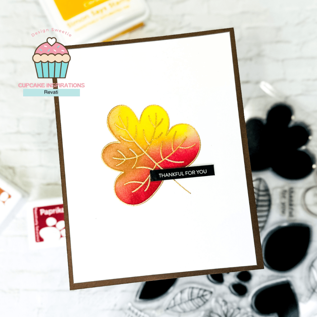 A Clean and Simple Thanksgiving&nbsp;Card