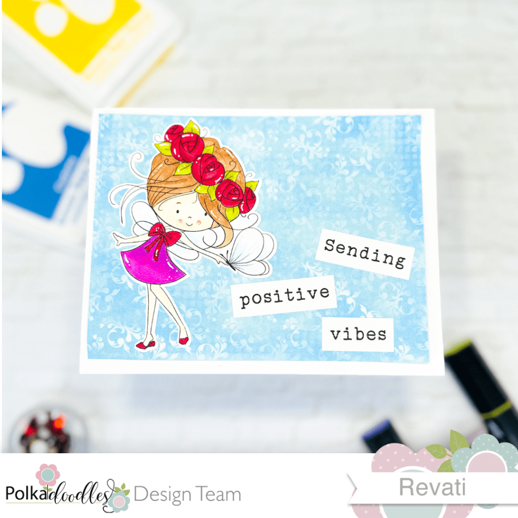 Whimsical Fairy Card with Butterfly Fairy Winnie&nbsp;Daisy