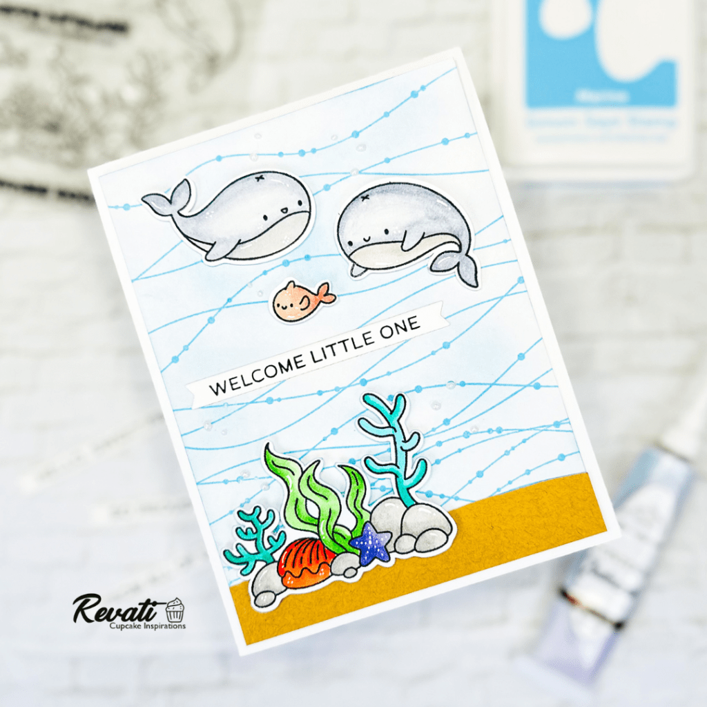 Adorable Underwater-Themed Baby&nbsp;Card