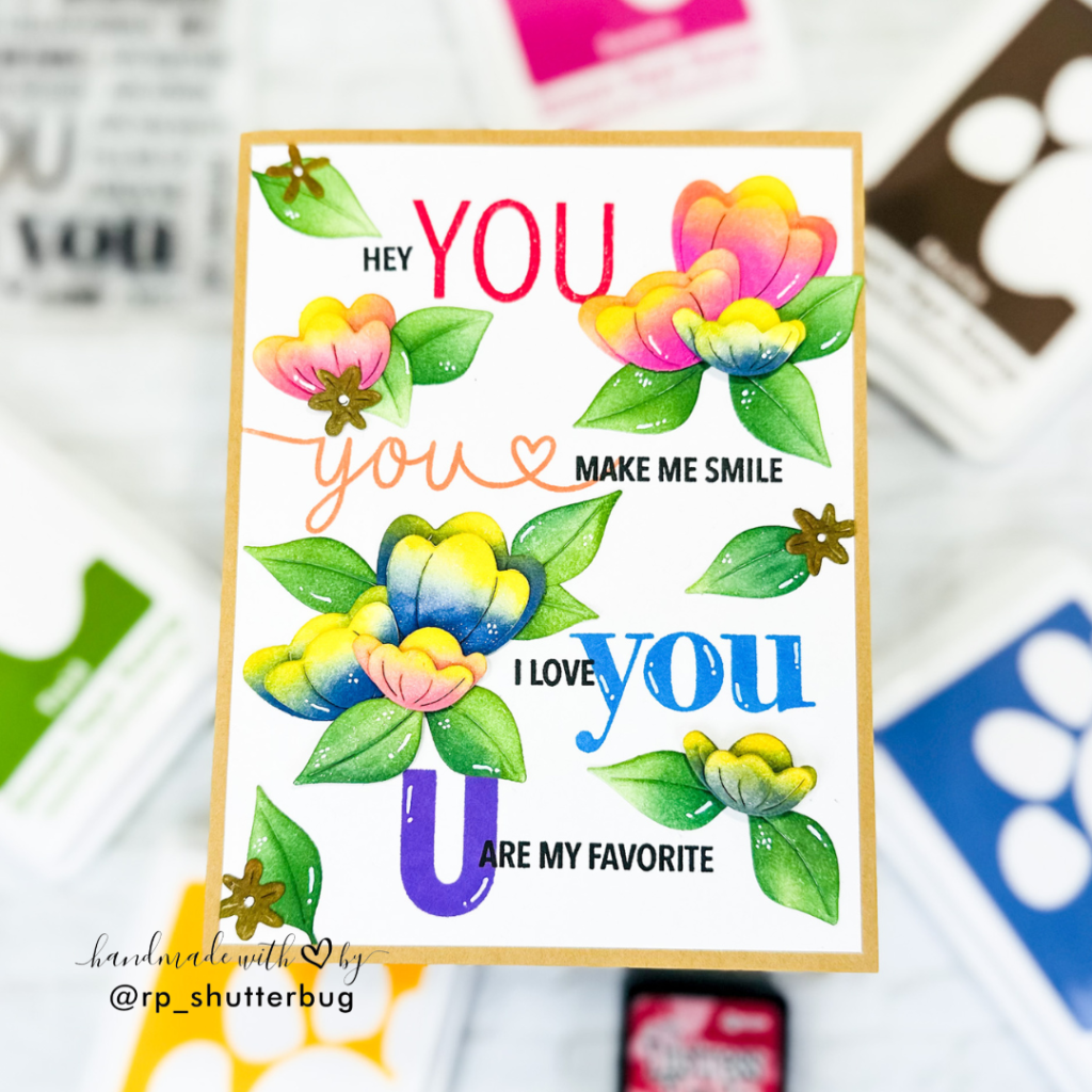 Sentiment-Only Background + Bold Florals | SSS Happy Camper&nbsp;Release