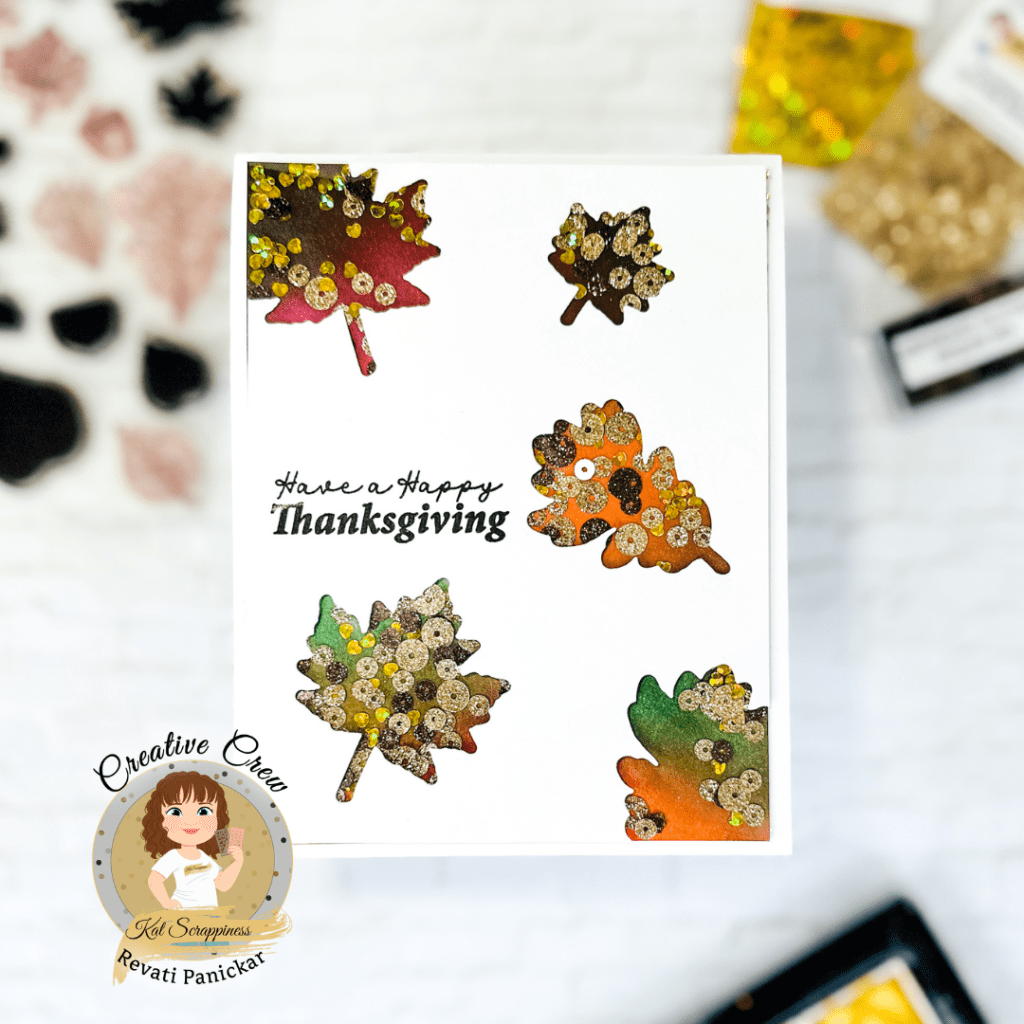 Sparkly Edge to Edge Shaker Card With a Simple&nbsp;Twist