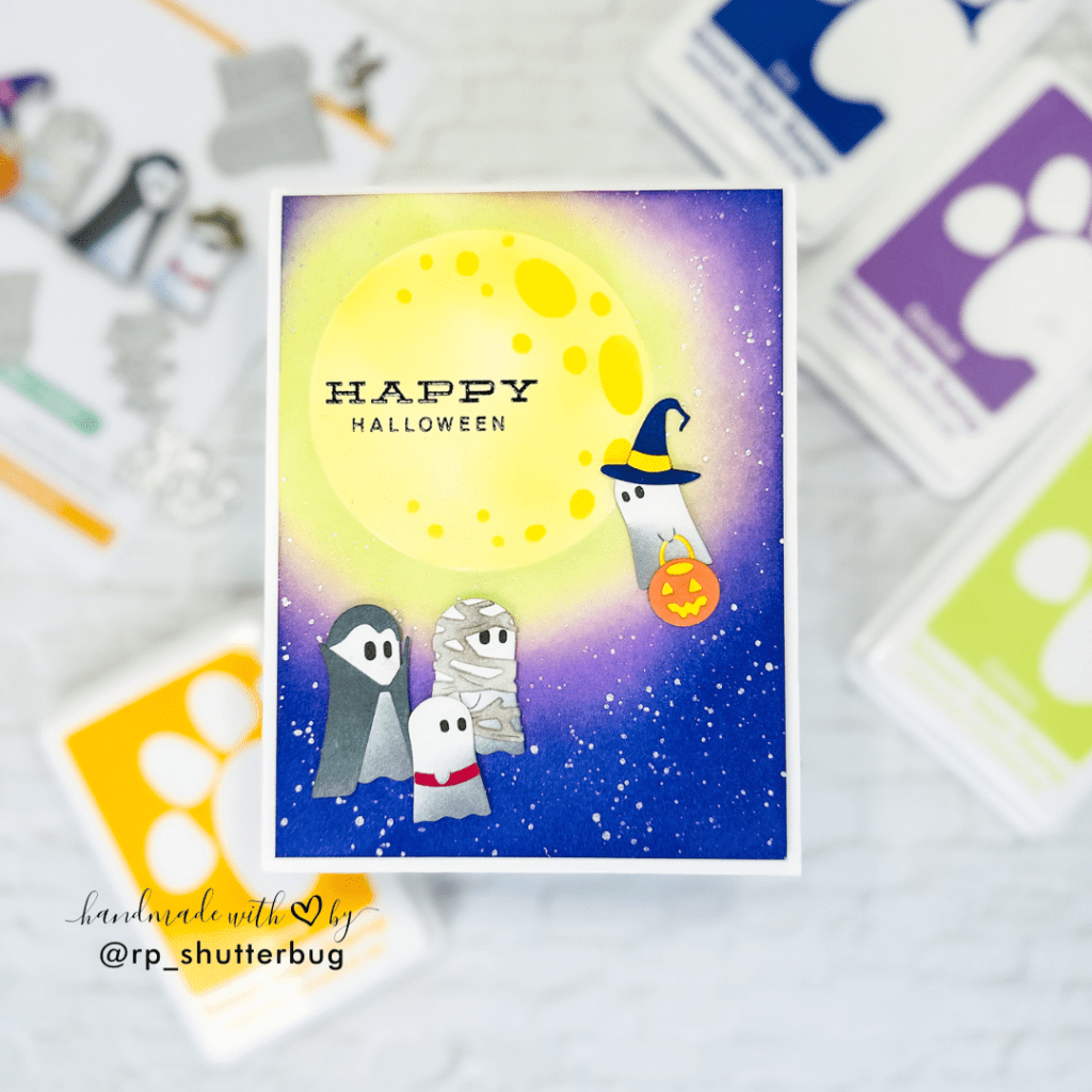 Spooky & Cute Halloween Card with the STAMPtember® Costume Ghost Parade&nbsp;Die