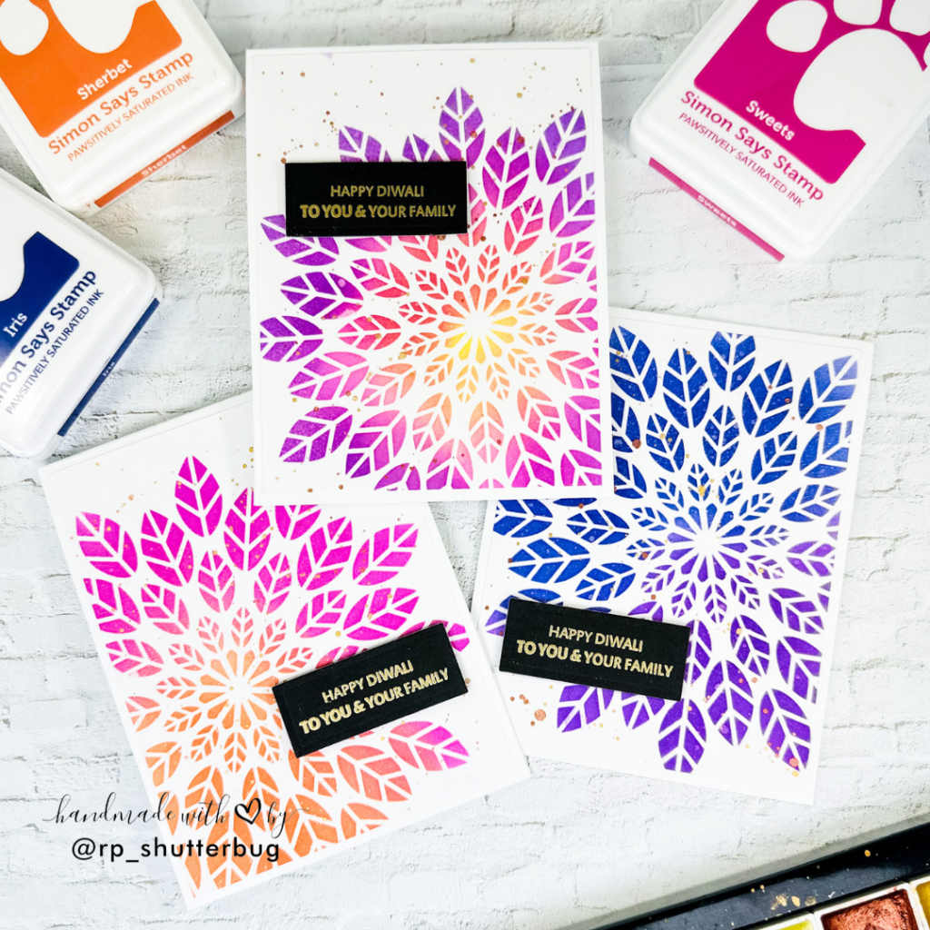 Celebrate Diwali with Vibrant Handmade Cards | Quick & Easy Ink Blended&nbsp;Designs