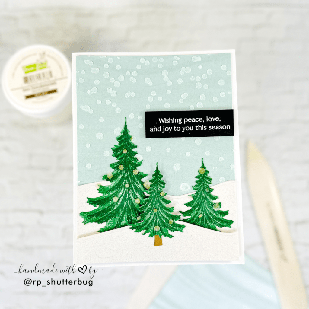 Dreamy Christmas Scene – A Sparkling Winter Night&nbsp;Card