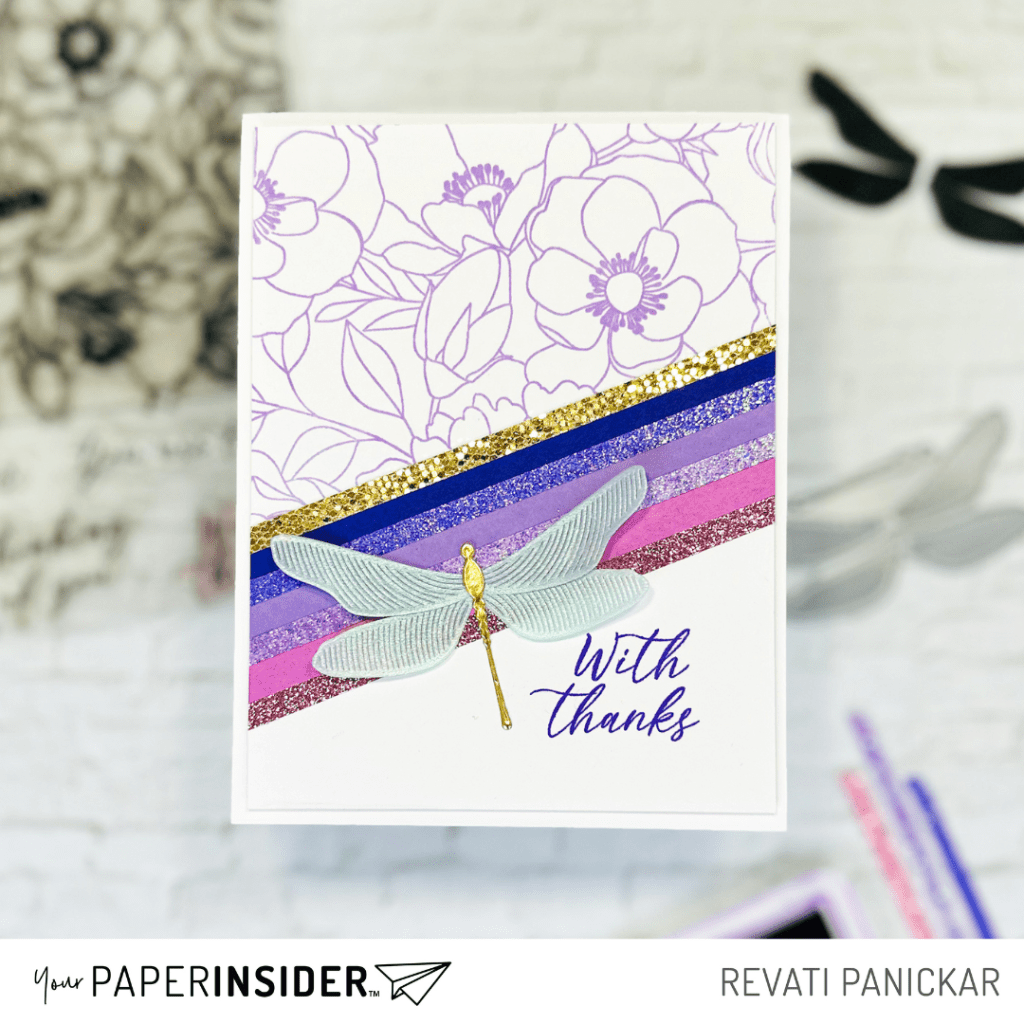 Elegant Wings and Shimmering Purples – A Delicate Butterfly Card&nbsp;Design