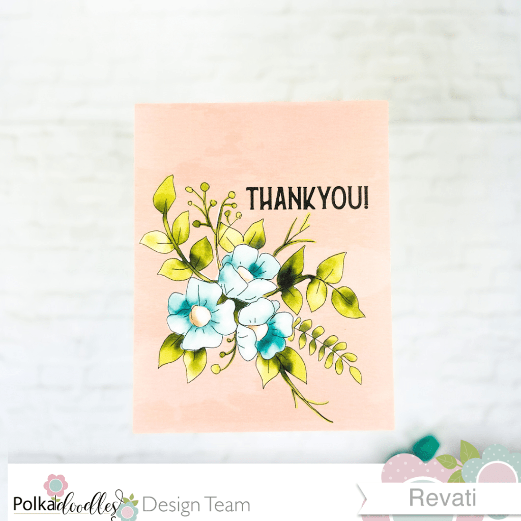 Sweet & Simple Floral Thank You&nbsp;Card