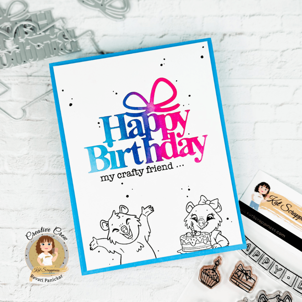 Celebrating Kat With a Card Made From the&nbsp;Heart